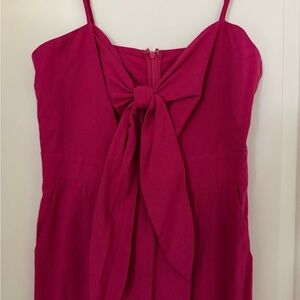 Commense Pink Cutout Jumpsuit with Bow